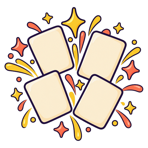 A golden 24 trophy with playing cards